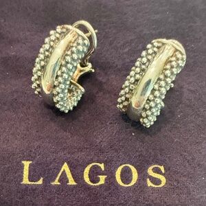Lagos Caviar 925 Sterling Silver Earrings